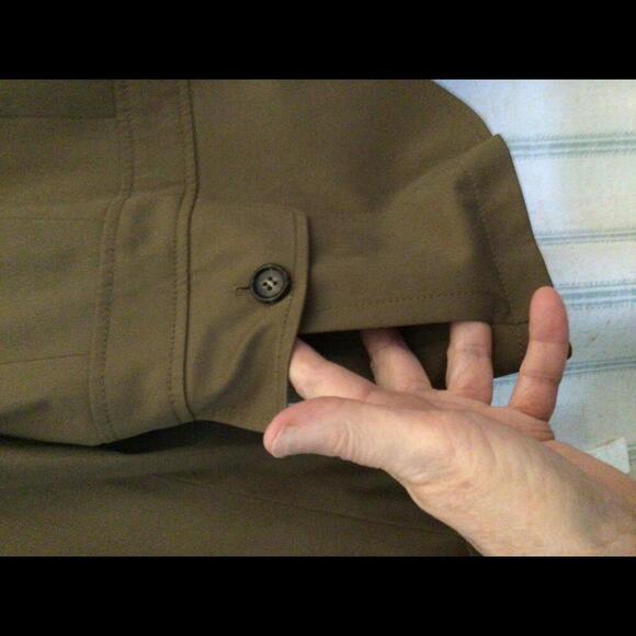 Talbot's Olive Green Peplum Blazer in  Size 14 - Picture 4 of 10